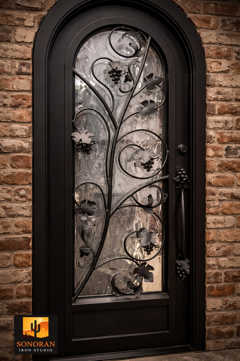 Forged Grapevine Entry Door